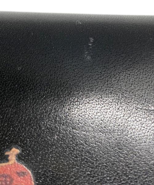 Quatro gats（クアトロガッツ）Quatro gats (クアトロガッツ) 小さいふ 歌川国芳 相馬の古内裏 がしゃどくろ ブラックの古着・服飾アイテム