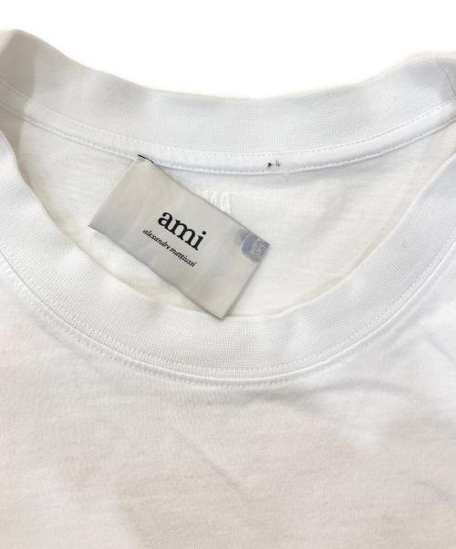 AMI Alexandre Mattiussi（アミアレクサンドルマテュッシ）AMI Alexandre Mattiussi (アミアレクサンドルマテュッシ) Ami de Coeur Tシャツ ホワイト サイズ:サイズ表記無しの古着・服飾アイテム