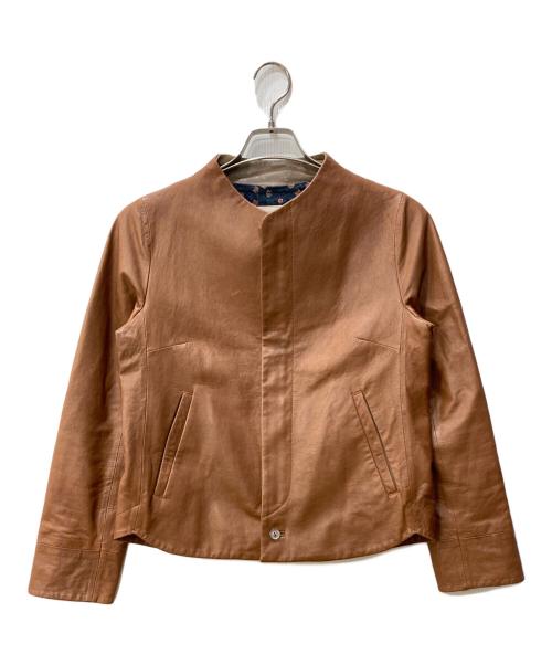 Pal'las Palace（パラスパレス）Pal'las Palace (パラスパレス) ラムレザージャケット ブラウン サイズ:SIZE 3の古着・服飾アイテム