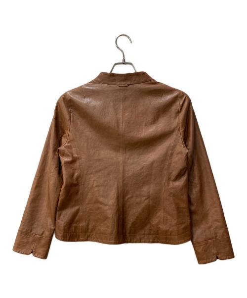 Pal'las Palace（パラスパレス）Pal'las Palace (パラスパレス) ラムレザージャケット ブラウン サイズ:SIZE 3の古着・服飾アイテム