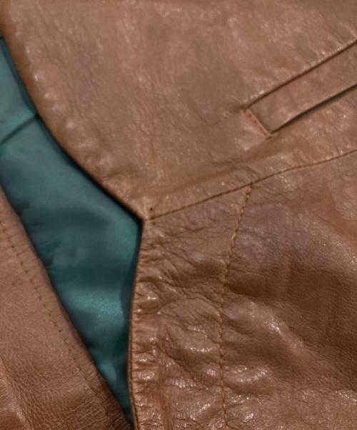 Pal'las Palace（パラスパレス）Pal'las Palace (パラスパレス) ラムレザージャケット ブラウン サイズ:SIZE 3の古着・服飾アイテム