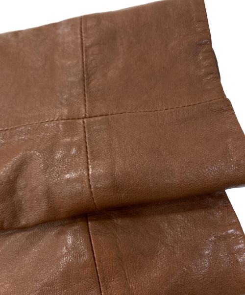 Pal'las Palace（パラスパレス）Pal'las Palace (パラスパレス) ラムレザージャケット ブラウン サイズ:SIZE 3の古着・服飾アイテム