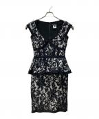 TADASHI SHOJIタダシ ショージ）の古着「ノースリーブドレスワンピース」｜ブラック