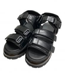 CLEL（クレイル）の古着「エアークッション ハイソールサンダル」｜ブラック