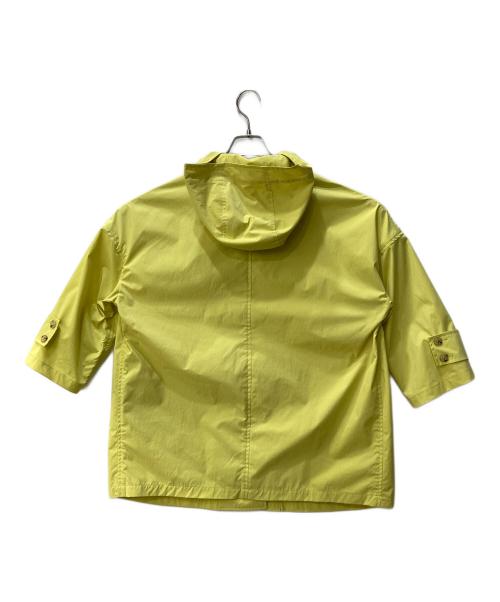 MACKINTOSH（マッキントッシュ）MACKINTOSH (マッキントッシュ) 撥水 オーバーサイズ フーデッド ドロップショルダー ショート コート イエロー サイズ:SIZE 6の古着・服飾アイテム