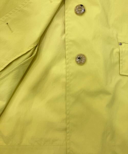 MACKINTOSH（マッキントッシュ）MACKINTOSH (マッキントッシュ) 撥水 オーバーサイズ フーデッド ドロップショルダー ショート コート イエロー サイズ:SIZE 6の古着・服飾アイテム