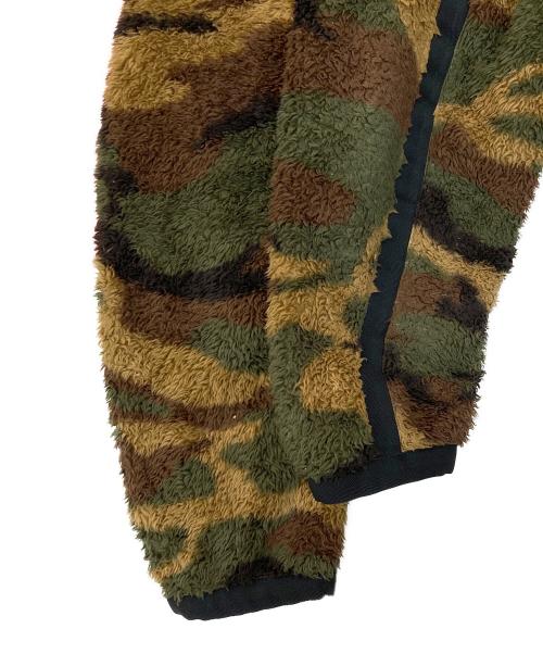 MONCLER（モンクレール）MONCLER (モンクレール) MAGLIA CARDIGAN グリーン×ブラウン サイズ:Lの古着・服飾アイテム