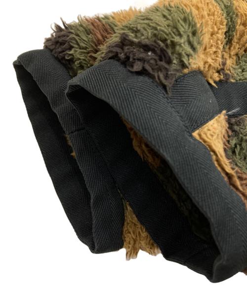 MONCLER（モンクレール）MONCLER (モンクレール) MAGLIA CARDIGAN グリーン×ブラウン サイズ:Lの古着・服飾アイテム