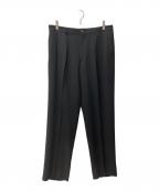 ISSEY MIYAKE WHITE LABELイッセイミヤケホワイトレーベル）の古着「スラックス」｜ブラック