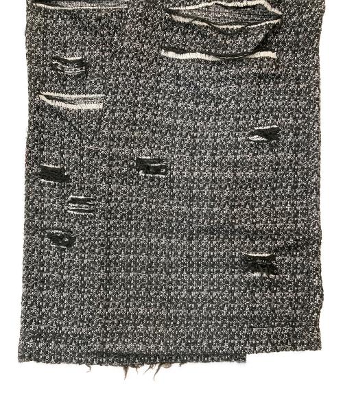 MAISON SPECIAL（メゾンスペシャル）MAISON SPECIAL (メゾンスペシャル) ツイードダメージパンツ グレー サイズ:SIZE 36の古着・服飾アイテム