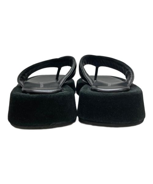 FABIO RUSCONI（ファビオルスコーニ）FABIO RUSCONI (ファビオルスコーニ) トングサンダル ブラック サイズ:36の古着・服飾アイテム