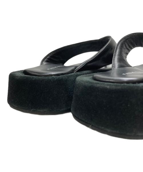 FABIO RUSCONI（ファビオルスコーニ）FABIO RUSCONI (ファビオルスコーニ) トングサンダル ブラック サイズ:36の古着・服飾アイテム