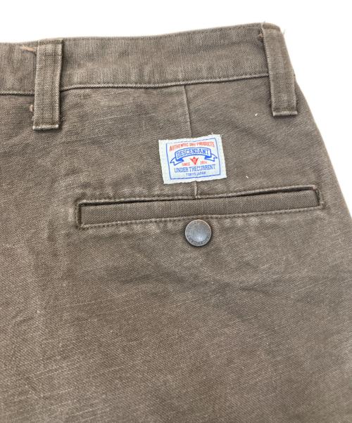 DESCENDANT（ディセンダント）DESCENDANT (ディセンダント) DC-3 WIDE グレー サイズ:2の古着・服飾アイテム