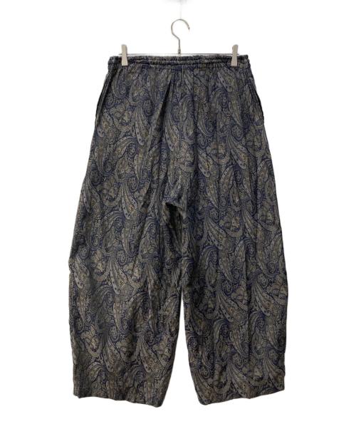 Needles（ニードルズ）Needles (ニードルズ) H.D. Pant - PE/C Jacquard Cloth ベージュ×ブルー サイズ:Sの古着・服飾アイテム