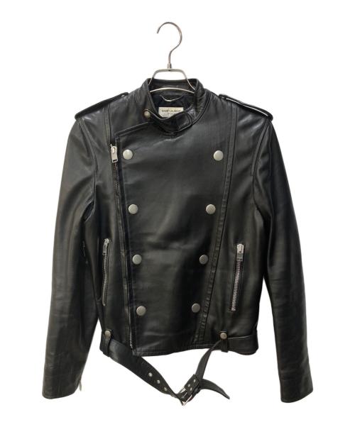 Saint Laurent Paris（サンローランパリ）Saint Laurent Paris (サンローランパリ) ナポレオンレザージャケット ブラック サイズ:48の古着・服飾アイテム