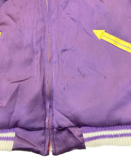 SAPEur（サプール）SAPEur (サプール) スカジャン レッド×パープル サイズ:Mの古着・服飾アイテム