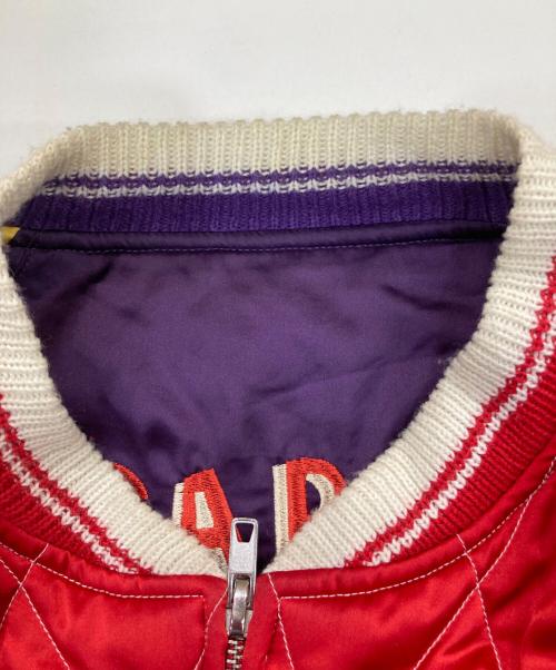 SAPEur（サプール）SAPEur (サプール) スカジャン レッド×パープル サイズ:Mの古着・服飾アイテム