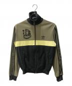adidasアディダス）の古着「トラックジャケット」｜オリーブ