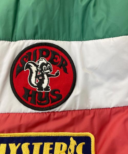 Hysteric Glamour（ヒステリックグラマー）Hysteric Glamour (ヒステリックグラマー) RACINGアップリケ中綿ジャケット グリーン サイズ:Lの古着・服飾アイテム