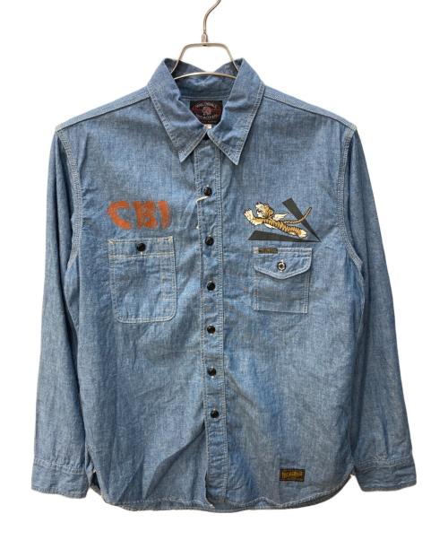 TOYS MCCOY（トイズマッコイ）TOYS MCCOY (トイズマッコイ) シャンブレーシャツ インディゴ サイズ:15の古着・服飾アイテム