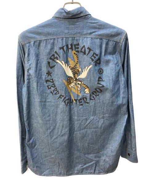 TOYS MCCOY（トイズマッコイ）TOYS MCCOY (トイズマッコイ) シャンブレーシャツ インディゴ サイズ:15の古着・服飾アイテム