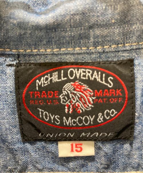 TOYS MCCOY（トイズマッコイ）TOYS MCCOY (トイズマッコイ) シャンブレーシャツ インディゴ サイズ:15の古着・服飾アイテム