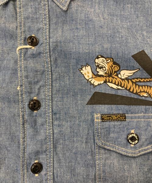 TOYS MCCOY（トイズマッコイ）TOYS MCCOY (トイズマッコイ) シャンブレーシャツ インディゴ サイズ:15の古着・服飾アイテム