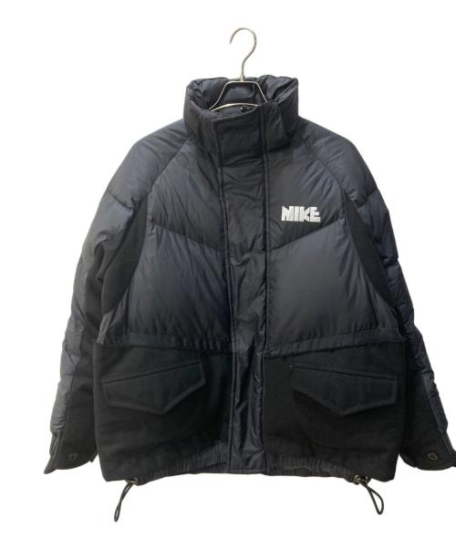 NIKE（ナイキ）NIKE (ナイキ) sacai (サカイ) ダウンジャケット ブラック サイズ:Mの古着・服飾アイテム