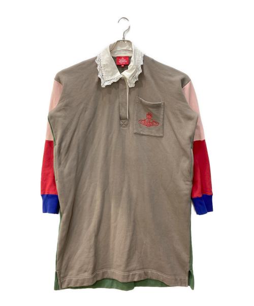 Vivienne Westwood（ヴィヴィアンウエストウッド）Vivienne Westwood (ヴィヴィアンウエストウッド) スウェット ポロワンピース マルチカラー サイズ:Sの古着・服飾アイテム