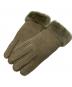 UGG（アグ）の古着「SHEEPSKIN CLASSIC TURN CUFF GLOVES」｜ブラウン
