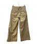 NEEDBY heritage (ニードバイヘリテージ) MASION CHINO PANTS ベージュ サイズ:S：4000円