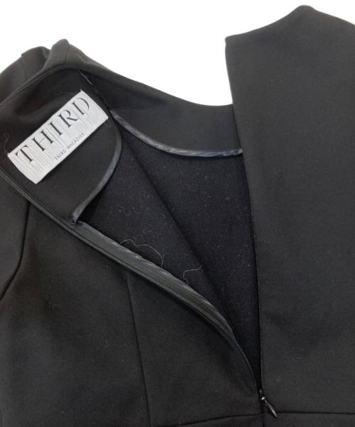 THIRD MAGAZINE（サードマガジン）THIRD MAGAZINE (サードマガジン) ベルスリーブワンピース ブラック サイズ:SIZE 2 未使用品の古着・服飾アイテム