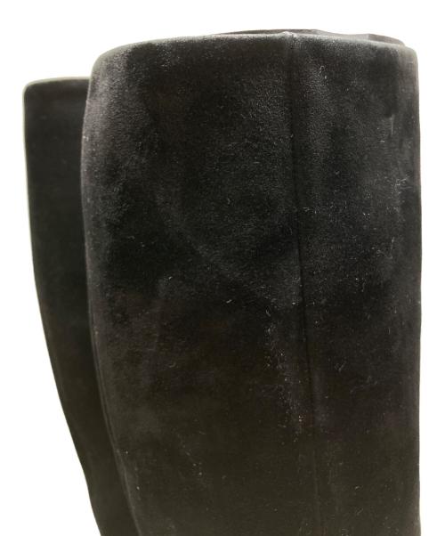 MIU MIU（ミュウミュウ）MIU MIU (ミュウミュウ) ビジューロングブーツ ブラック サイズ:36の古着・服飾アイテム