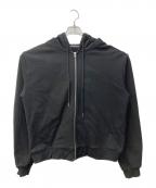 AIVERアイバー）の古着「ジップアップパーカー」｜ブラック