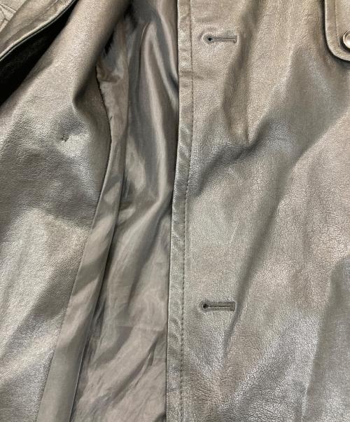 loose（ルーズ）loose (ルーズ) レザーコート ブラック サイズ:Mの古着・服飾アイテム