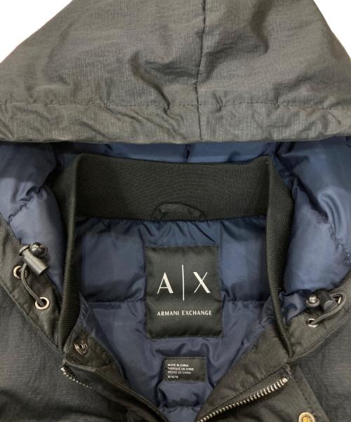 ARMANI EXCHANGE（アルマーニ エクスチェンジ）ARMANI EXCHANGE (アルマーニ エクスチェンジ) ダウンベスト ブラック サイズ:Mの古着・服飾アイテム