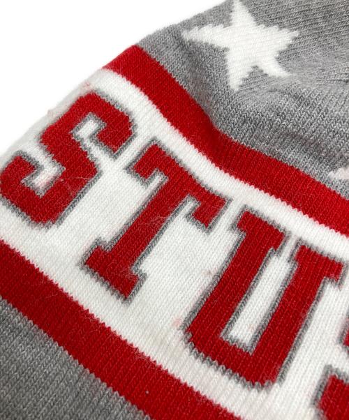 stussy（ステューシー）stussy (ステューシー) ニット帽 グレーの古着・服飾アイテム