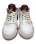 中古・古着 NIKE (ナイキ) AIR JORDAN 5 RETRO LOW ホワイト サイズ:27：7000円