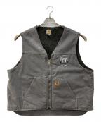 CarHarttカーハート）の古着「裏地ボアダックベスト」｜グレー