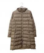 mont-bellモンベル）の古着「トラベルダウンロングコート」｜ブラウン