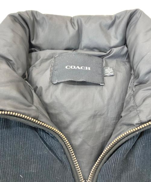 COACH（コーチ）COACH (コーチ) ダウンジャケット ブラック サイズ:Mの古着・服飾アイテム
