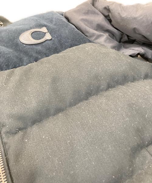 COACH（コーチ）COACH (コーチ) ダウンジャケット ブラック サイズ:Mの古着・服飾アイテム