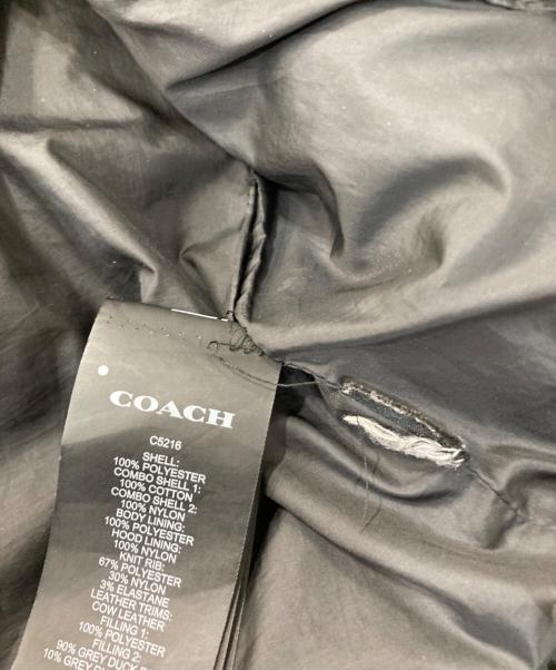 COACH（コーチ）COACH (コーチ) ダウンジャケット ブラック サイズ:Mの古着・服飾アイテム