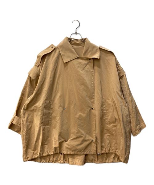 Adam et Rope（アダム エ ロペ）Adam et Rope (アダム エ ロペ) 2WAYミリタリーショートトレンチ ベージュ サイズ:FREEの古着・服飾アイテム