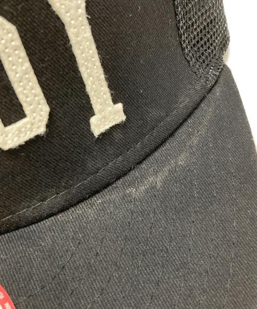 stussy（ステューシー）stussy (ステューシー) New Era (ニューエラ) メッシュキャップ ブラックの古着・服飾アイテム