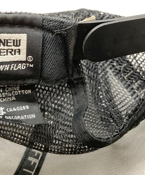 stussy（ステューシー）stussy (ステューシー) New Era (ニューエラ) メッシュキャップ ブラックの古着・服飾アイテム