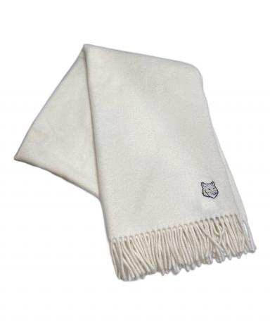 中古・古着通販】maison kitsune (メゾンキツネ) マフラー アイボリー