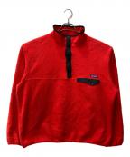 Patagoniaパタゴニア）の古着「スナップT フリースジャケット」｜レッド