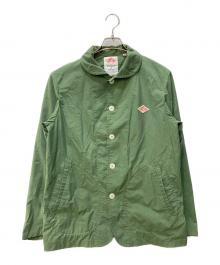 DANTON（ダントン）の古着「丸襟ブルゾン」｜カーキ