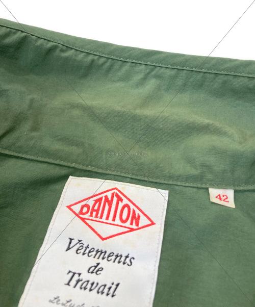 DANTON（ダントン）DANTON (ダントン) 丸襟ブルゾン カーキ サイズ:42の古着・服飾アイテム